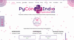 Desktop Screenshot of in.pycon.org